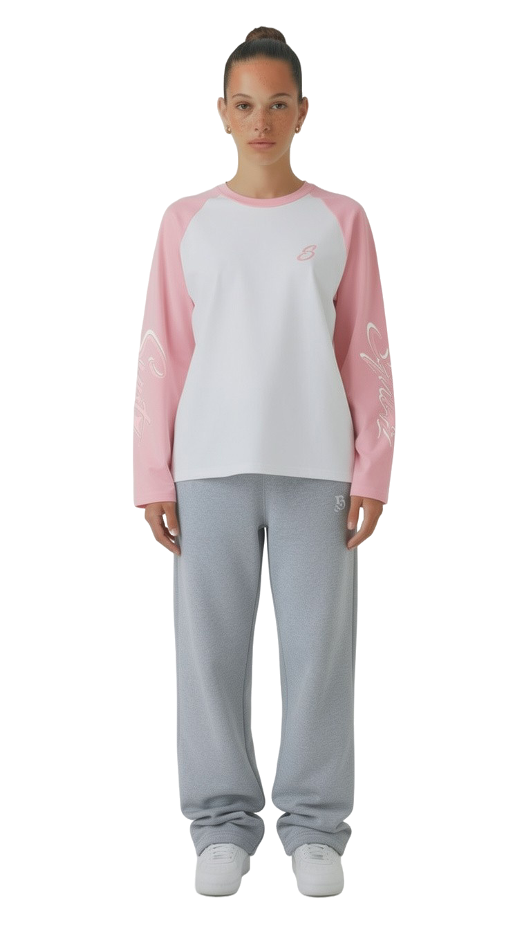 Longsleeve pink für Frauen relaxed fit