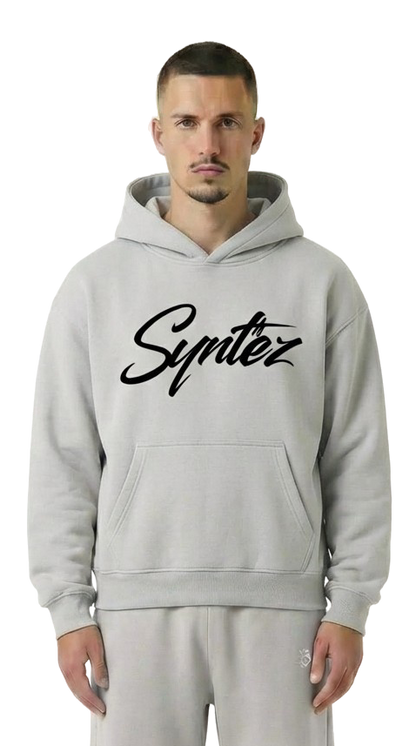 HOODIE SYNTHEZ FULL LOGO GREY/BLACK
