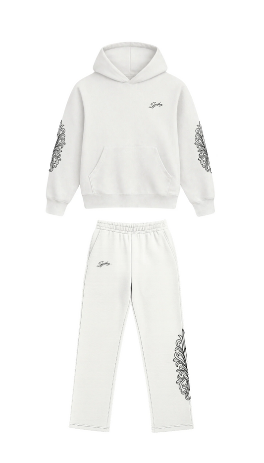 WORLDWIDE TRACKSUIT CREAM BUNDLE (JOGGER + HOODIE)
