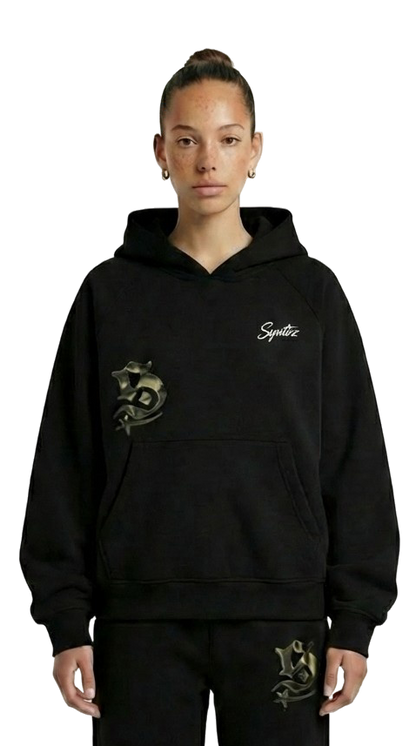 HOODIE BLACK/CAMOUFLAGE