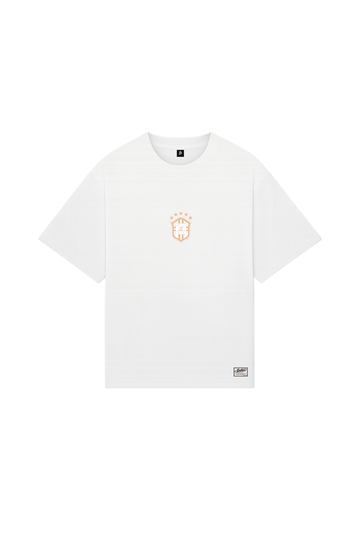 BRAZIL T-SHIRT WHITE/ORANGE