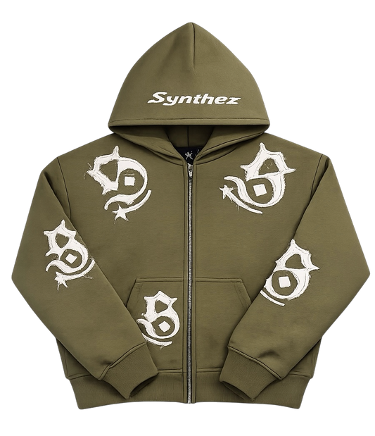 PATCH ZIPPER KHAKI