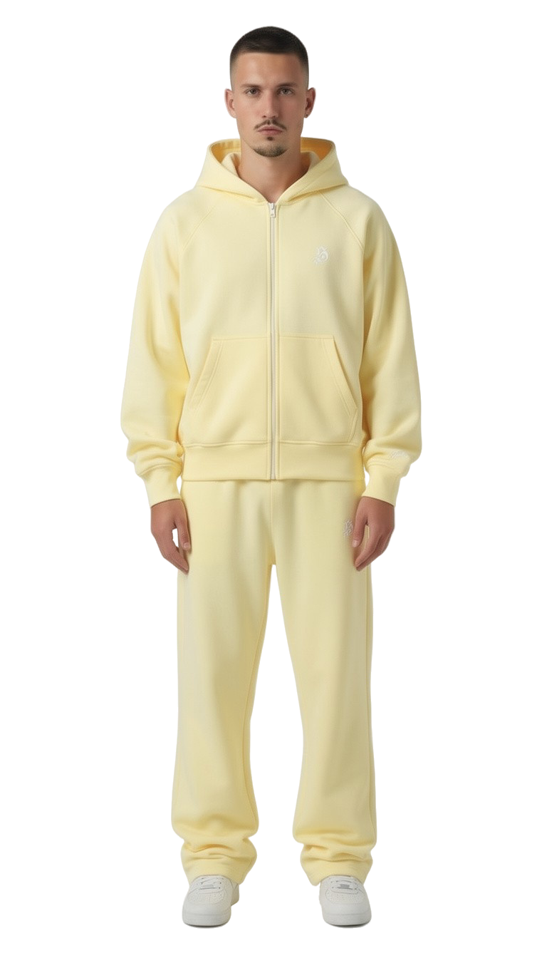 Tracksuit basic beige gelb für Männer