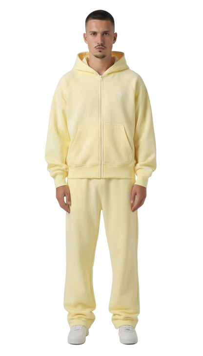 Tracksuit basic beige gelb für Männer