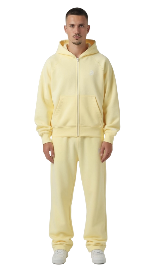 Tracksuit basic beige gelb für Männer