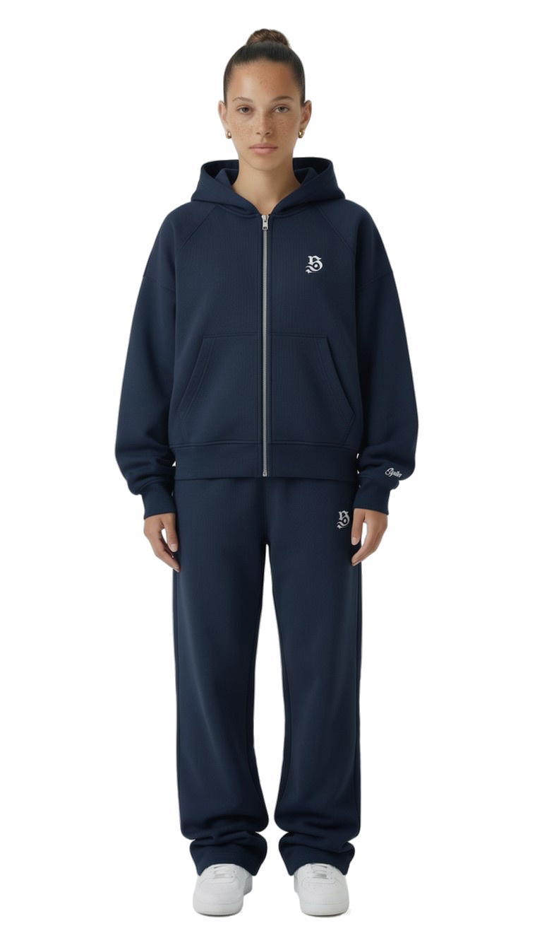 Tracksuit basic navy blue für Frauen
