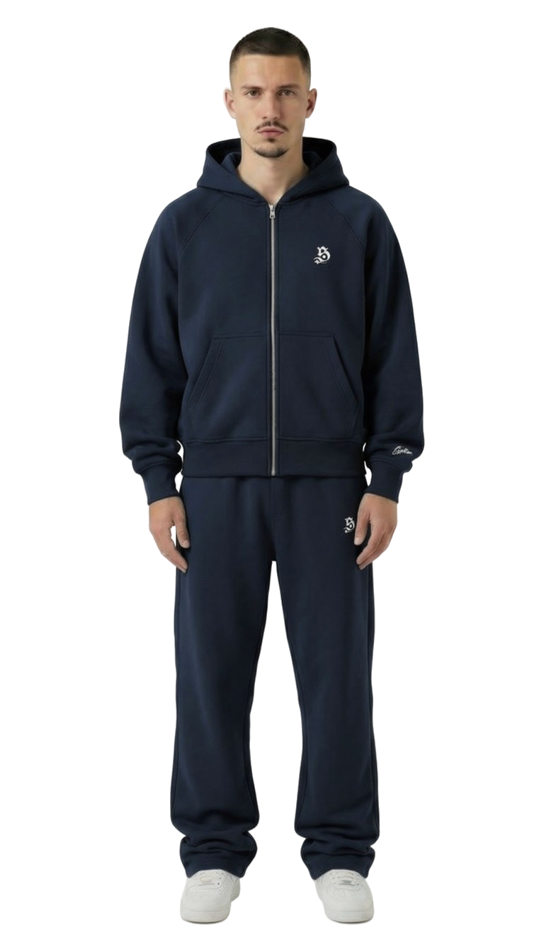 Tracksuit basic navy blue für Männer