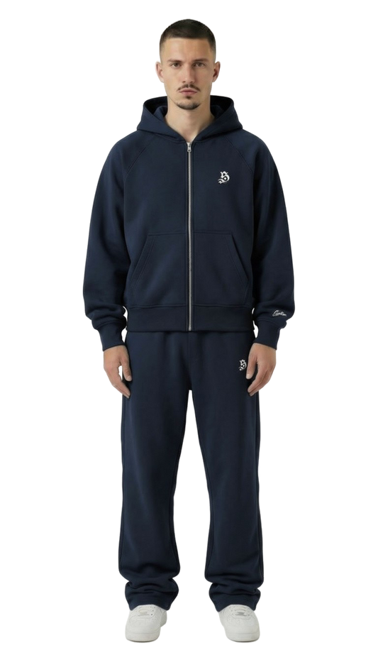 Tracksuit basic navy blue für Männer