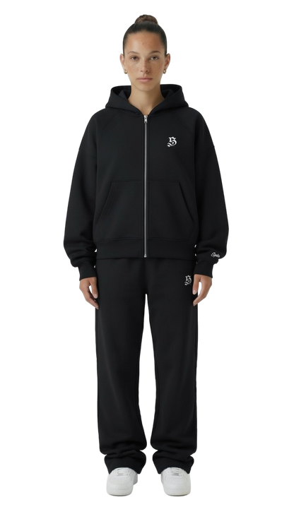 schwarzer basic Tracksuit für Frauen