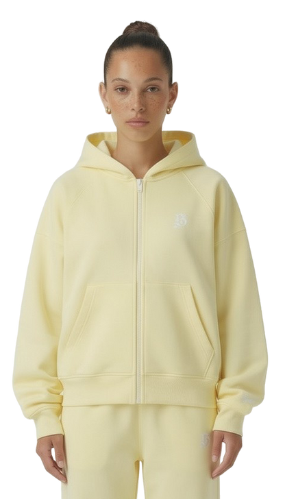 basic zipper beige gelb für Frauen