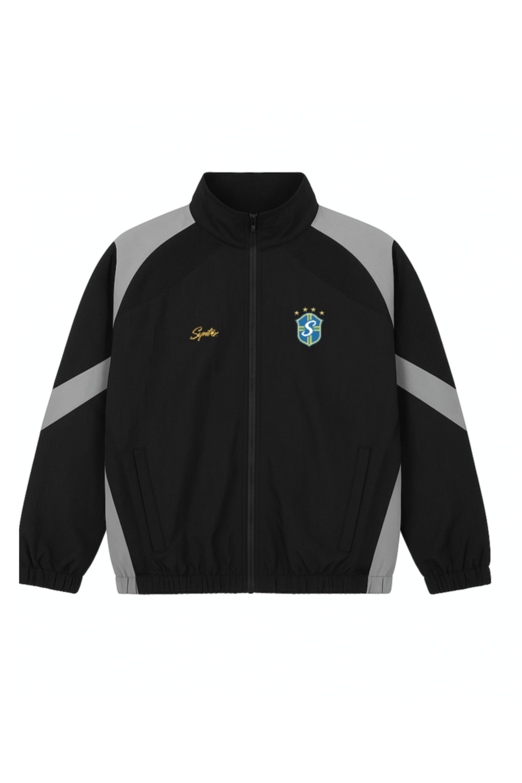 Uebergangsjacke schwarz im Brasilien Look relaxed fit