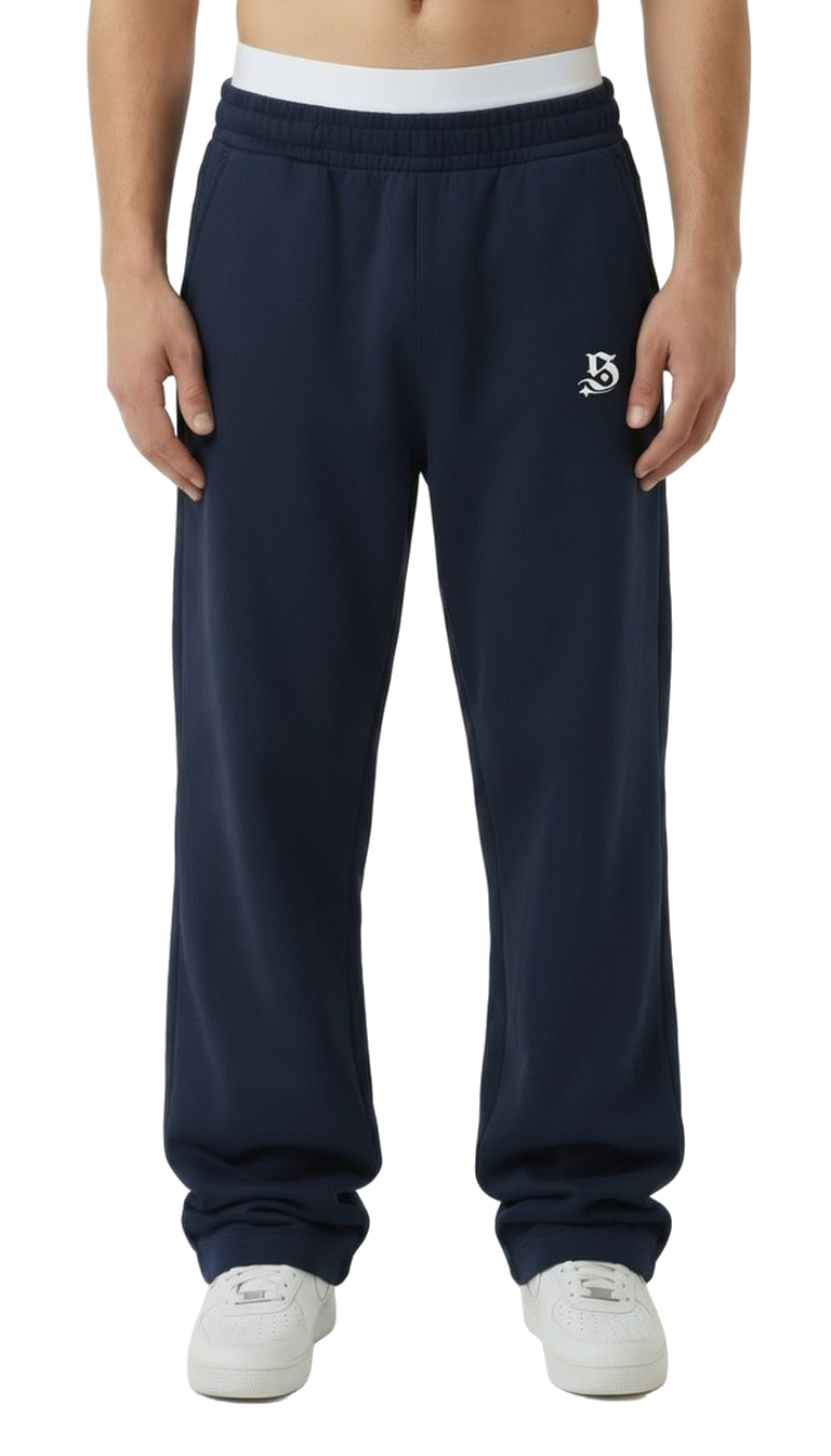Jogger navy blue streetwear basic 