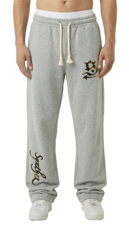 Jogger grau mit Camouflage Print für Damen und Herren