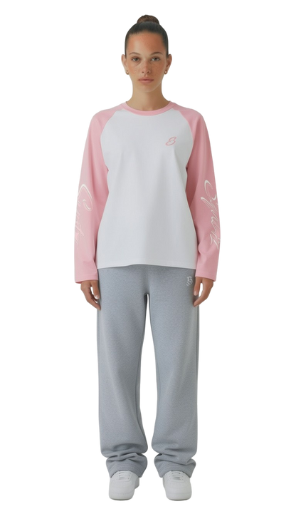 Longsleeve pink für Frauen relaxed fit