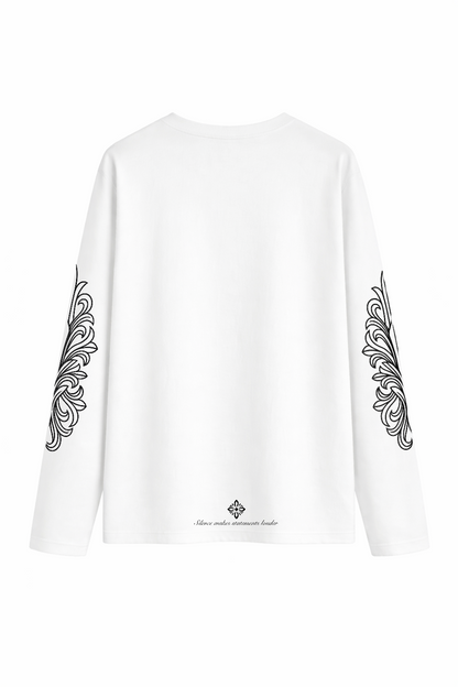 Longsleeve weiss worldwide streetwear drop backprint