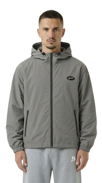Streetwear Windbreaker Jacke grau für Männer