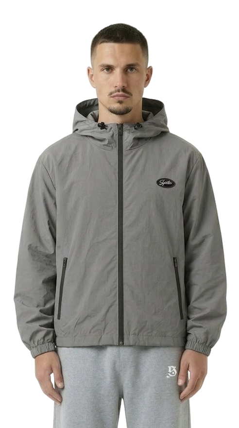 Streetwear Windbreaker Jacke grau für Männer