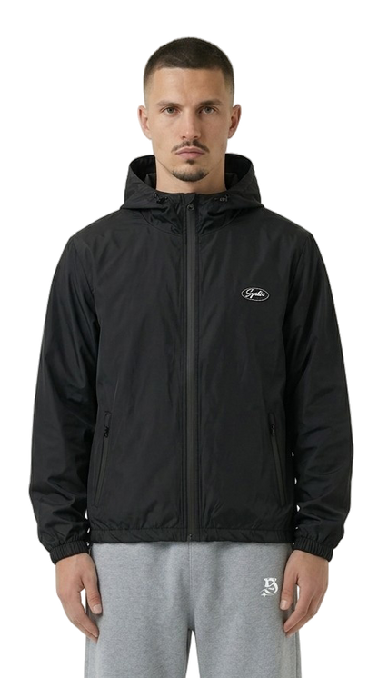 Streetwear Windbreaker Jacke schwarz für Männer